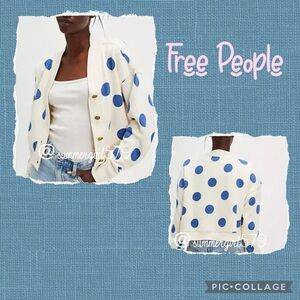 NWOT Free People Grace Printed Cardi